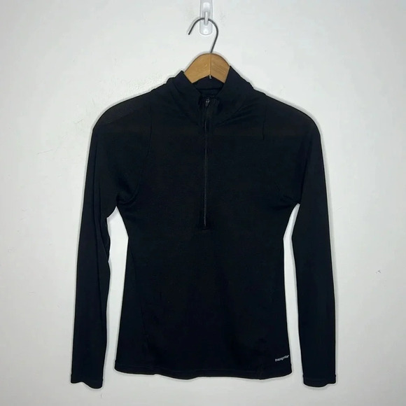Patagonia Capilene 2 Lightweight Black 1/4 zip Thermal Pullover - Picture 14 of 14